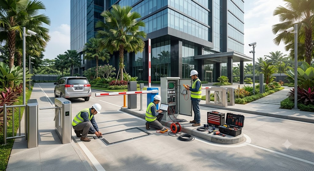 Jasa Instalasi Barrier Gate dan Parkir System